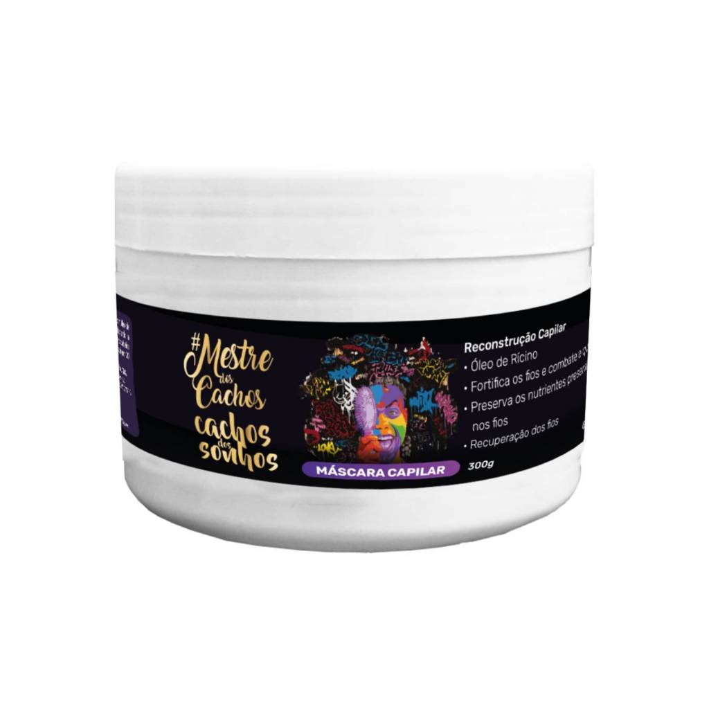 Máscara Cachos dos Sonhos Hidratação Profunda, Definição Anti-frizz 300g - Mestre dos Cachos Oficial em Oferta na Shopee
