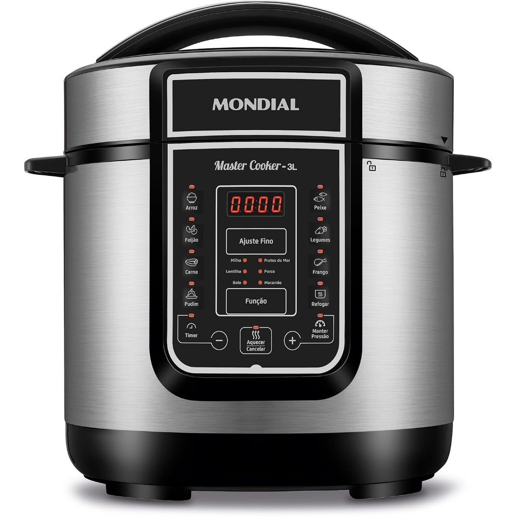 Panela de Pressão Elétrica Mondial Digital Master Cooker PE-40 - 220V em Oferta na Shopee