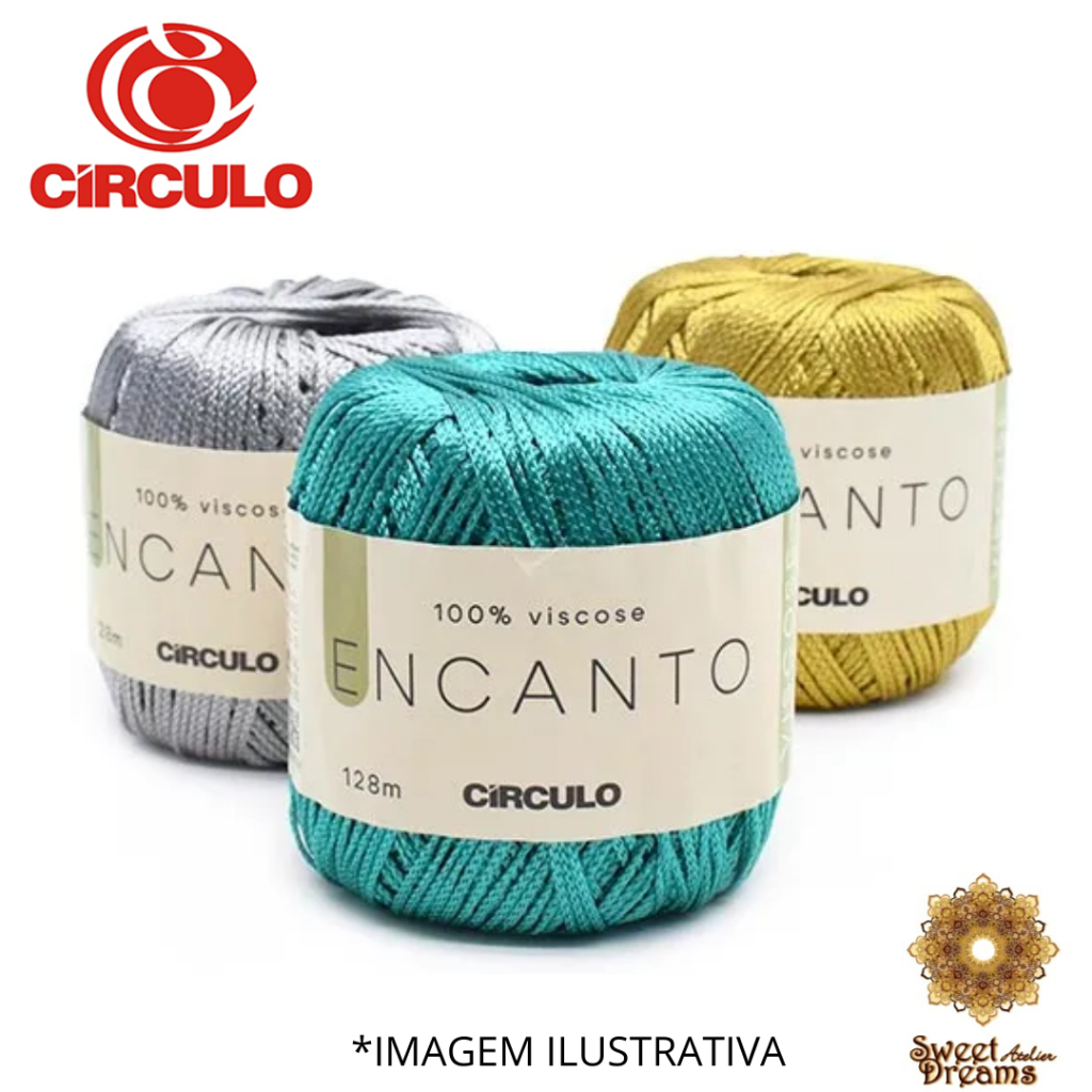 LINHA/FIO ENCANTO CÍRCULO 128M em Oferta na Shopee