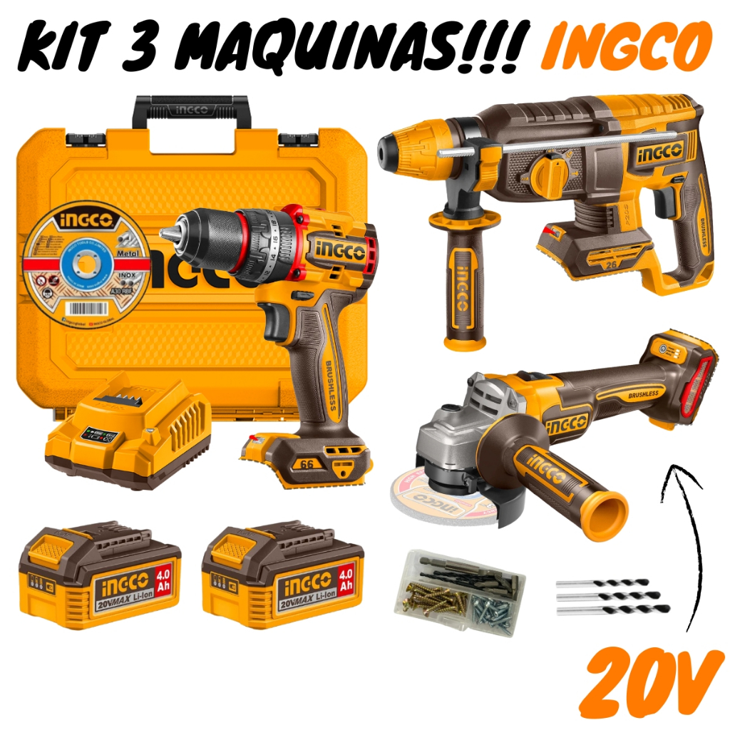 Kit Parafusadeira 20v: Onde Comprar | BuscaProdutos