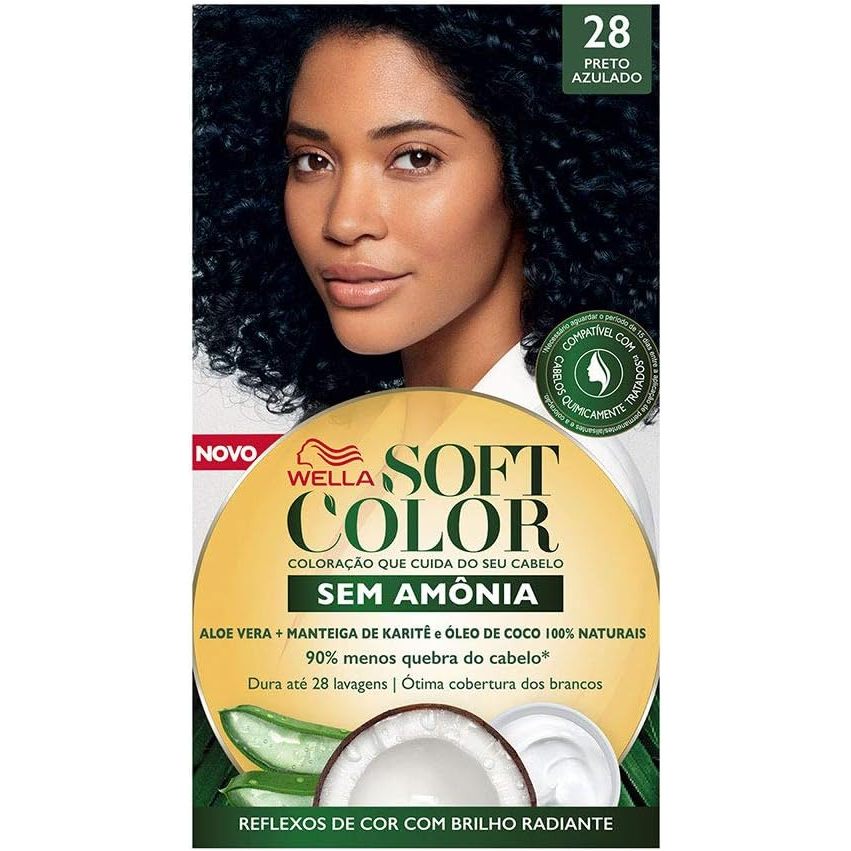 Tinta De Cabelo Soft Color Azulado 28