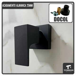 Acabamento Registro Metal Alavanca 1/2 e 3/4 Docol Preto em Oferta na Shopee