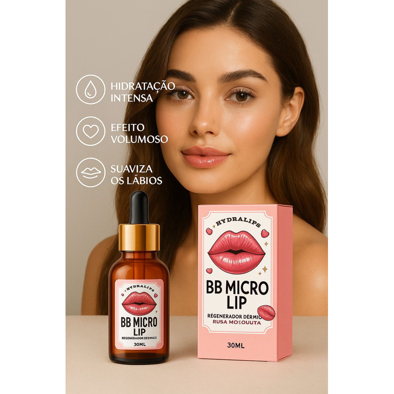 Sérum Labial 15ml: Hidrata, Regenera e Ilumina Seus Lábios em Minutos