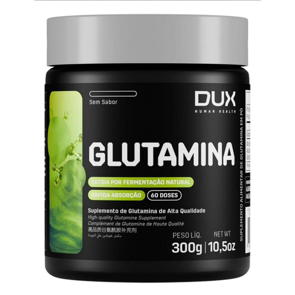 Glutamina 300g Dux Nutrition Sabor Natural