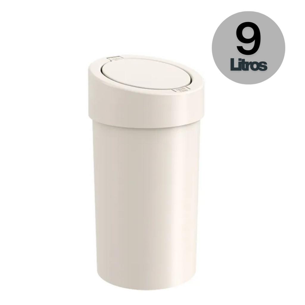 Lixeira Grande 9 Litros Automática Multiuso Cozinha Banheiro Preto Coza em Oferta na Shopee