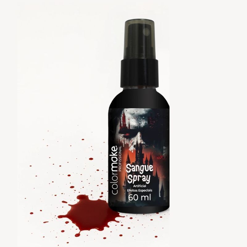 Sangue Artificial Em Spray 60ml Efeitos Especiais Colormake