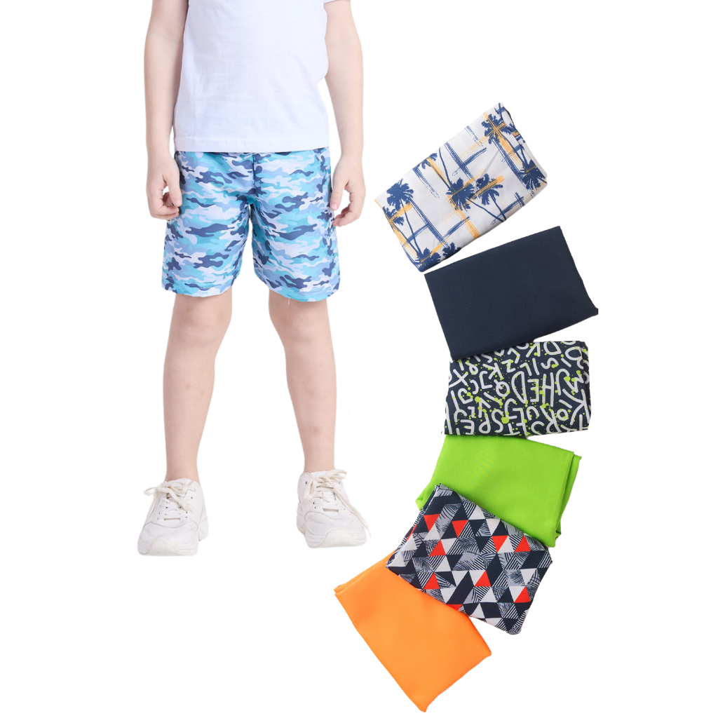 Kit Sortido 5 Bermudas Infantil - Tamanho 2 Ao 12