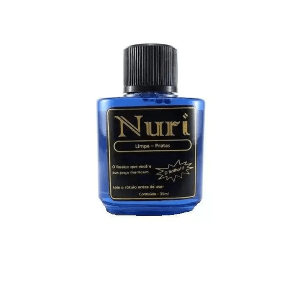 Nuri Limpa Prata 35ml | Solução Líquida para Restaurar Joias de Prata
