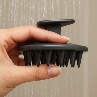 Escova Massageadora Para Lavar os Cabelos de Silicone Antiqueda em Oferta na Shopee