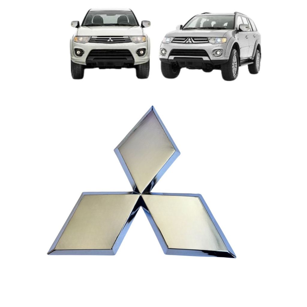 Emblema grade – L200 Triton Pajero Dakar L200 Savana – Logo Mitsubishi em Oferta na Shopee