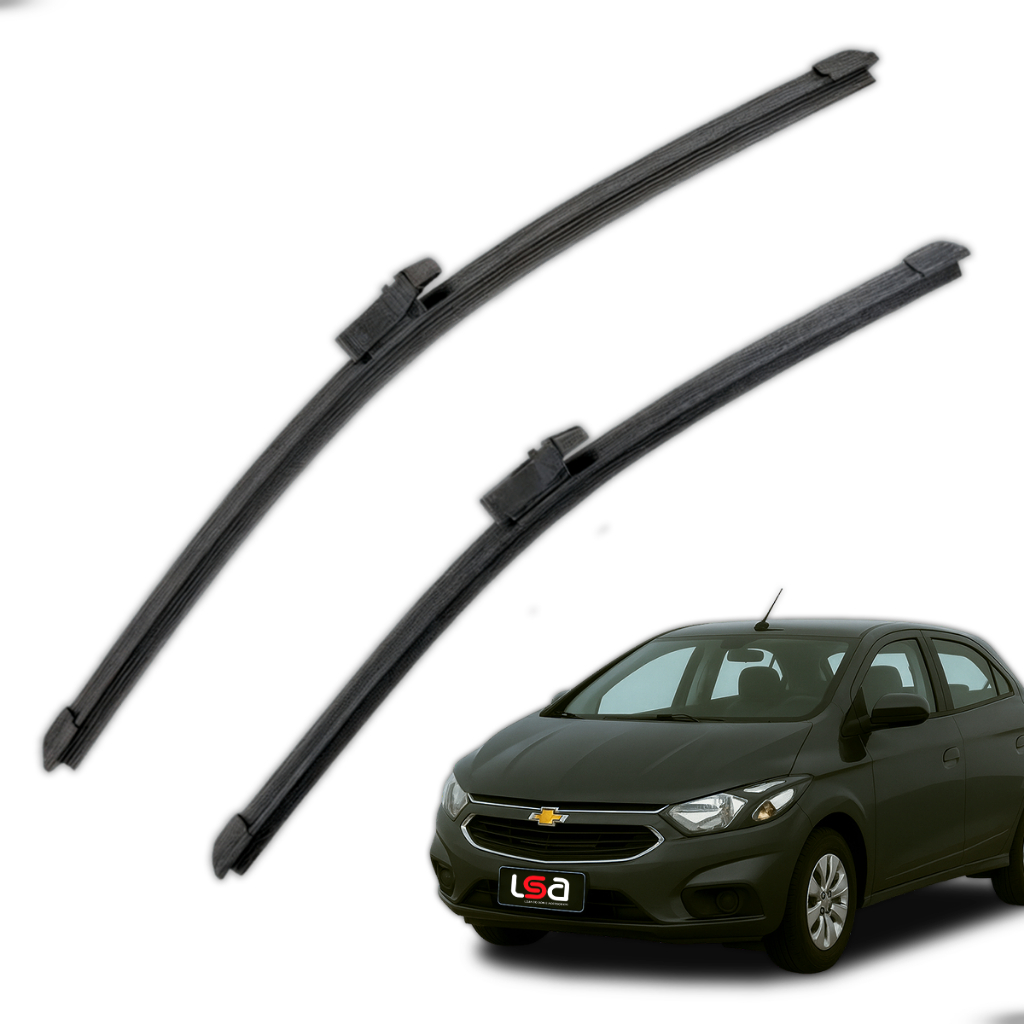 Par Palheta Silicone Limpador Parabrisa Onix 2013 - 2016 em Oferta na Shopee