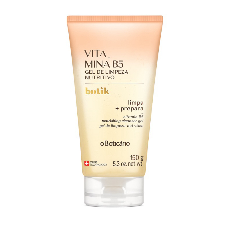 Gel de Limpeza Facial Nutritivo Vitamina B5 Botik 150g o boticario