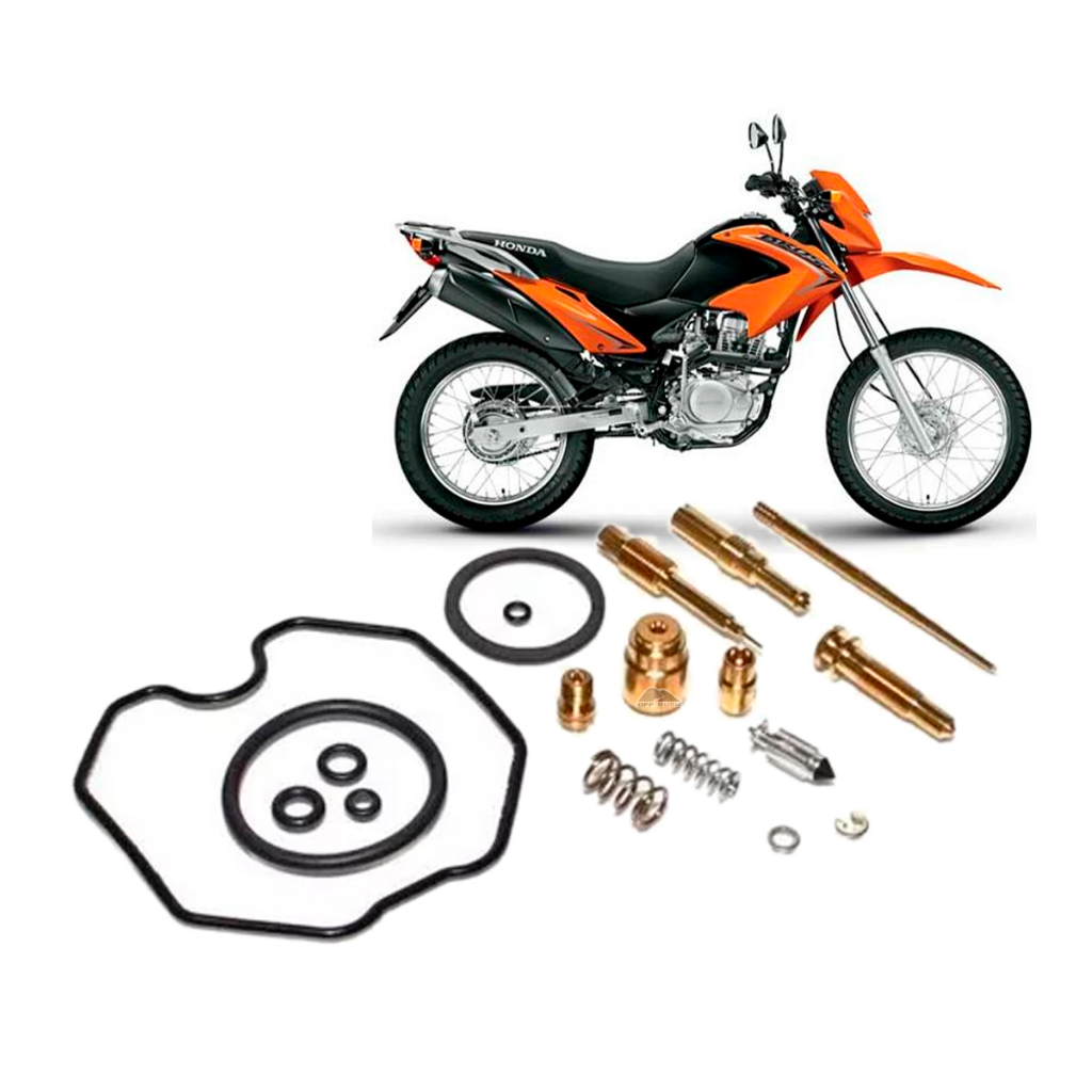 Reparo do carburador Honda NXR 150 Bros 2003 2004 2005 2006 2007 2008 ES KS ESD kit reparo modelo moto original
