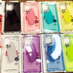 Capa Acrilico Colorido Para Motorola G13/G14/G31/G32/G41/G42/G45/G54/G57/G67 POWER/G73/G77/G84 Capinha Anti Impacto