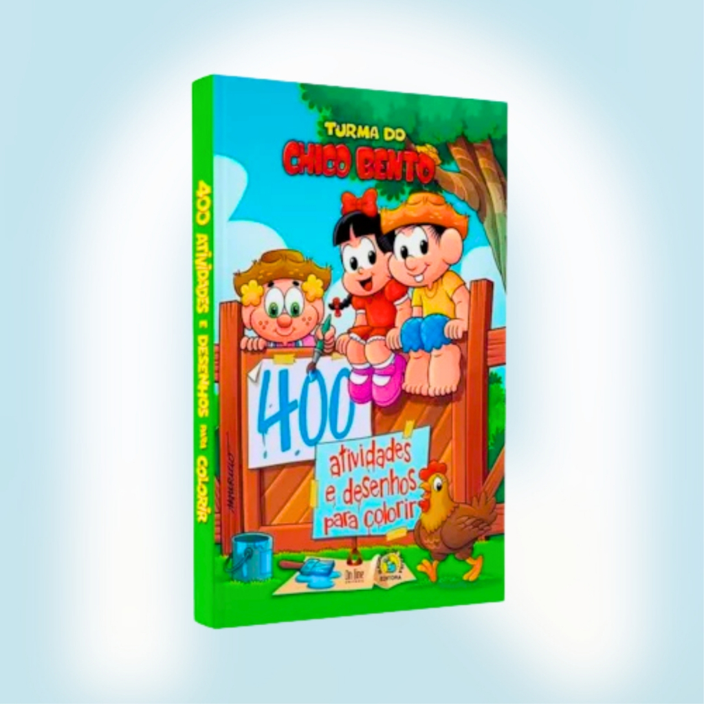 Turma do Chico Bento Livro 400 Atividades e Desenhos para Colorir - Editora On Line