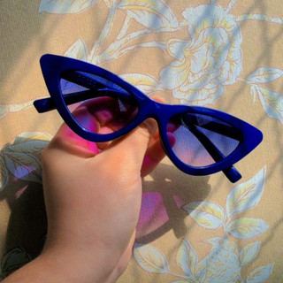 Óculos De Sol Cat Eye Preto Gatinho Retro Vintage Óculos De Sol Retrô Gatinho Proteção Uv Preto Blogueira Moda