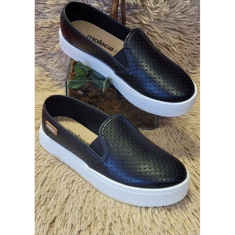 Sapato Casual Moleca 5712.304- Preto em Oferta na Shopee