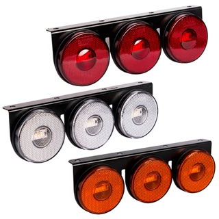Conjunto Lanterna Led 85mm 3 Marias Caminhão Carreta Motorhome 12v 24v bivolt universal em Oferta na Shopee