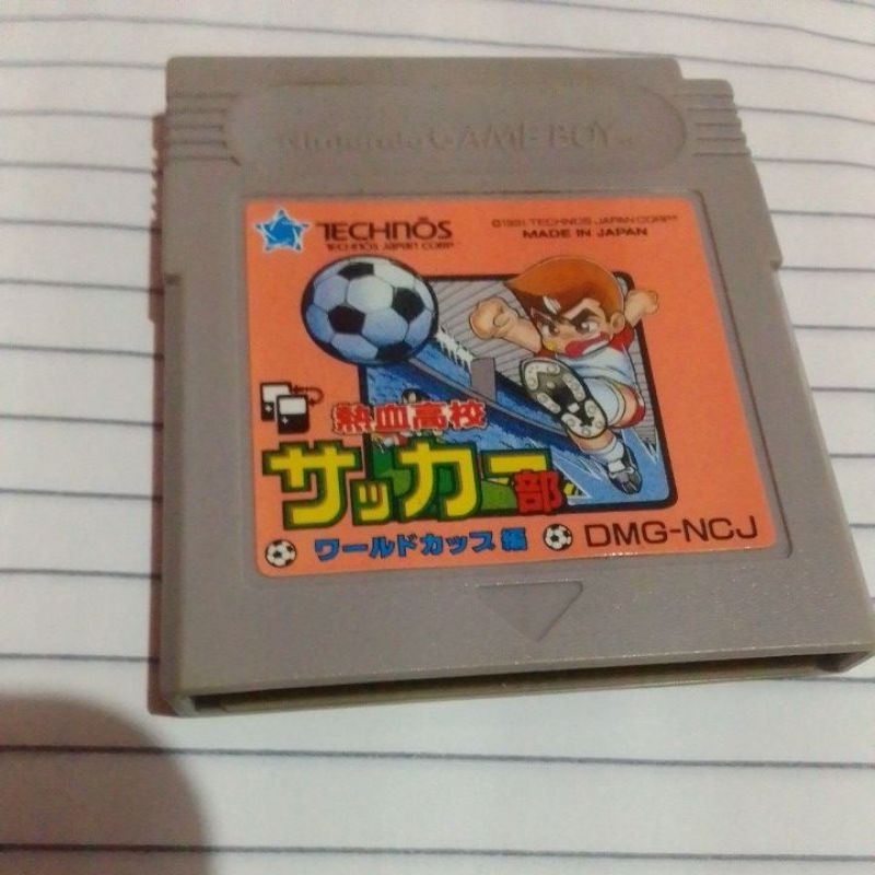 Cartucho de Game Boy Kunio Kun soccer original