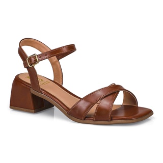 Sandália Feminina Salto Bloco Fivela Laço Confortável 6240 em Oferta na Shopee