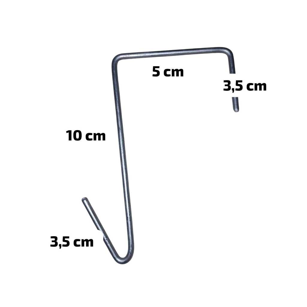 KIT 12 GANCHOS PARA CAIBROS em Oferta na Shopee