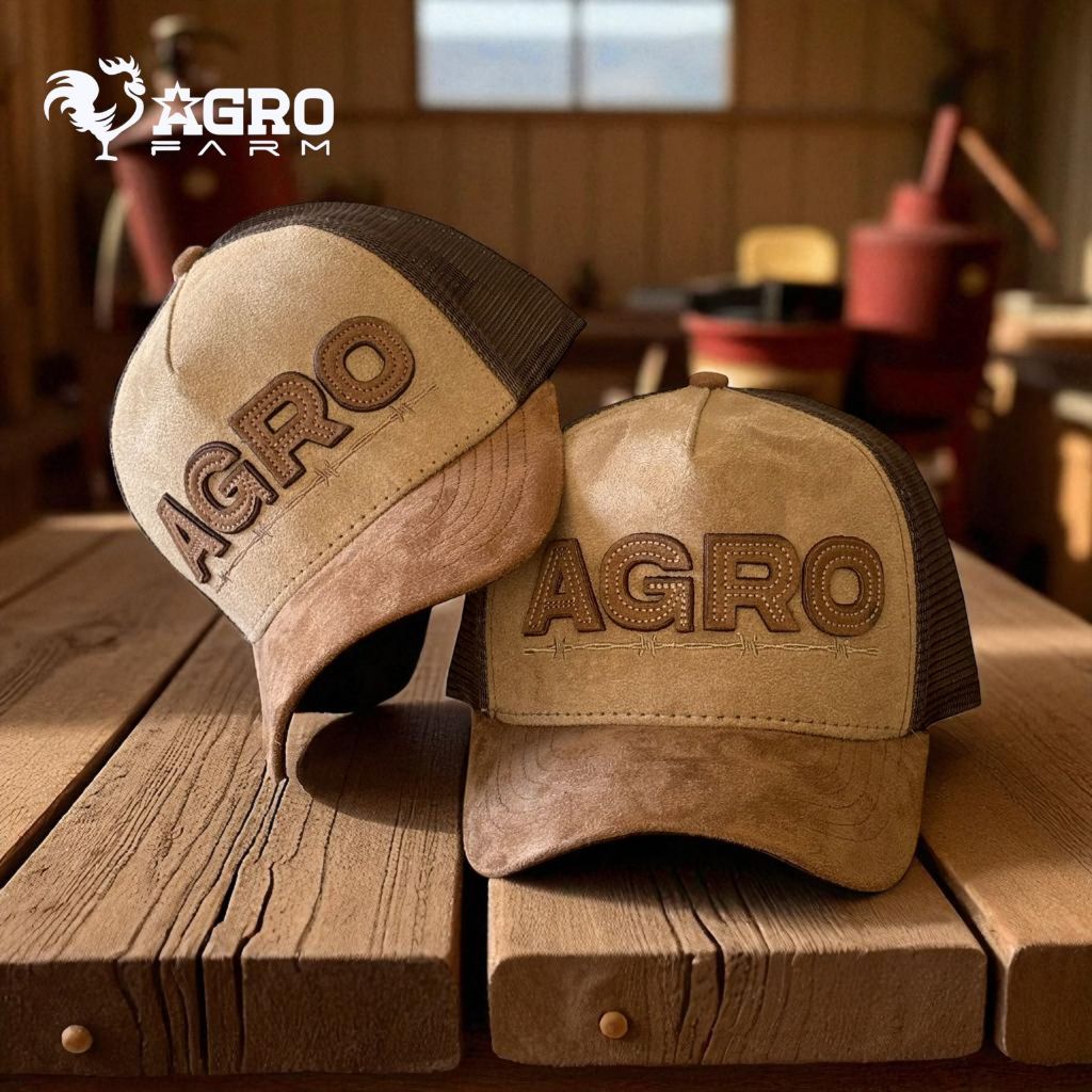 Boné trucker tela AGRO modelo AGROFARM ORIGINAL mais vendido