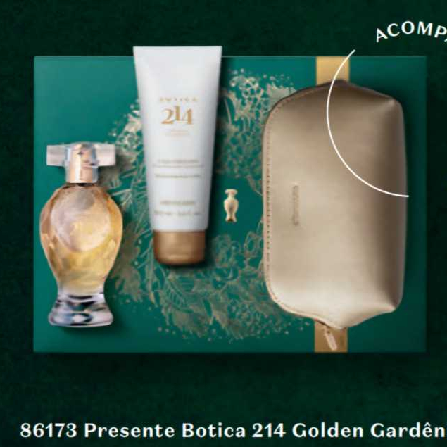 Kit Presente: 214 Golden Gardenia; Coffe Woman Seduction; Egeo Choc; Egeo Dolce; Liz