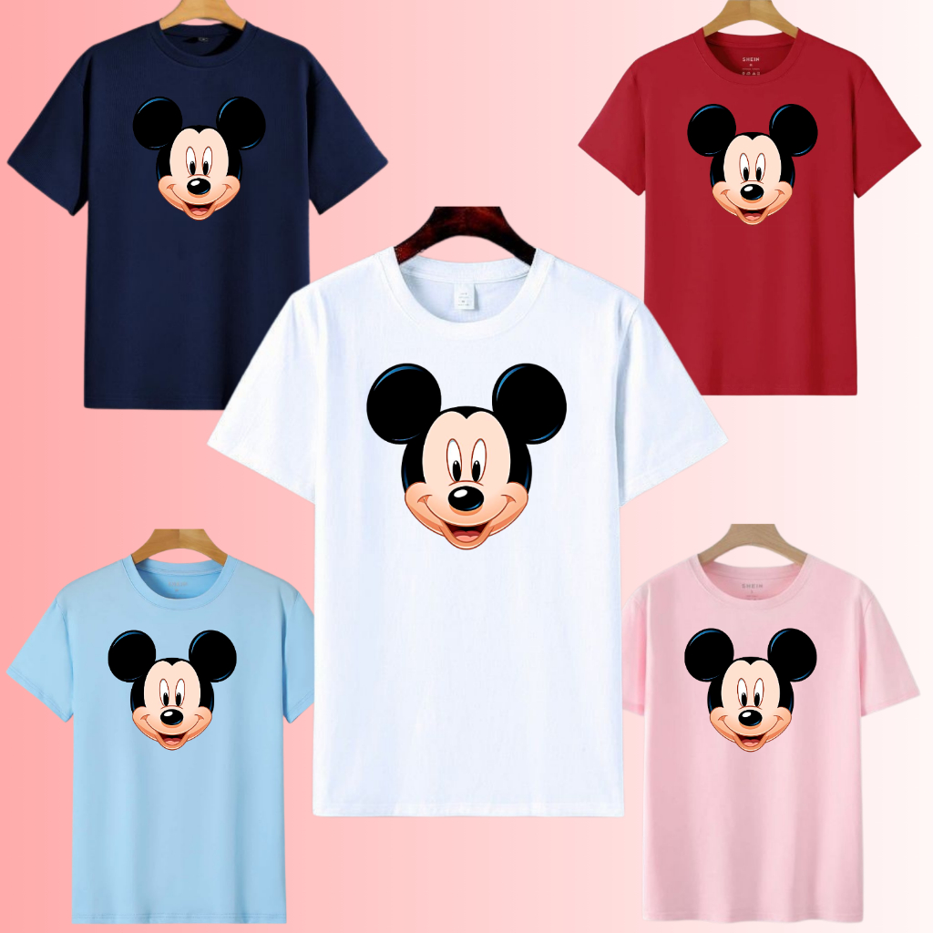 Camiseta Camisa Feminina Masculina T-Shirt Unissex Personalizada Personagem Mickey Mouse Algodão