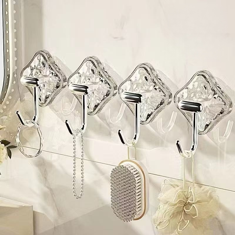 Kit Ganchos Acrílicos Adesivos 3M – Cabide de Parede Autocolante Luxo, Reforçado e Premium em Oferta na Shopee