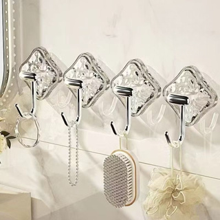 Kit Ganchos Acrílicos Adesivos 3M – Cabide de Parede Autocolante Luxo, Reforçado e Premium em Oferta na Shopee