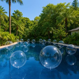 Kit 50 Unidades Balão Bubble 24 Polegadas 60 Cm Cristal Festas Decoração em Oferta na Shopee