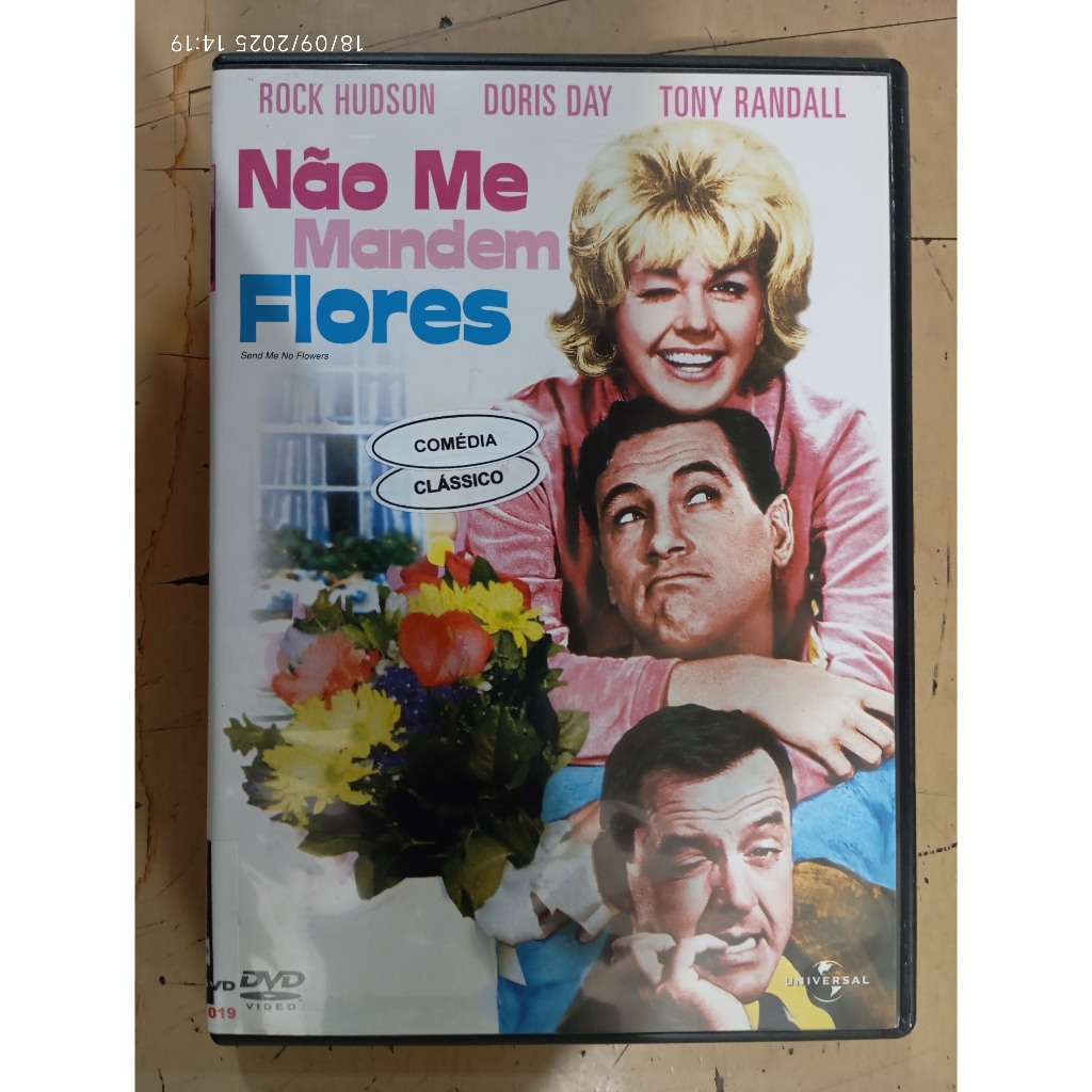 Dvd Não Me Mandem Flores - Rock Hudson/Doris Day