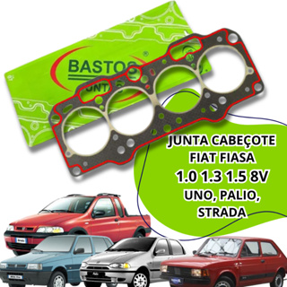 Junta Cabeçote Fiat Fiasa 1.0 1.3 1.5 8v Siena Bastos Fibra em Oferta na Shopee