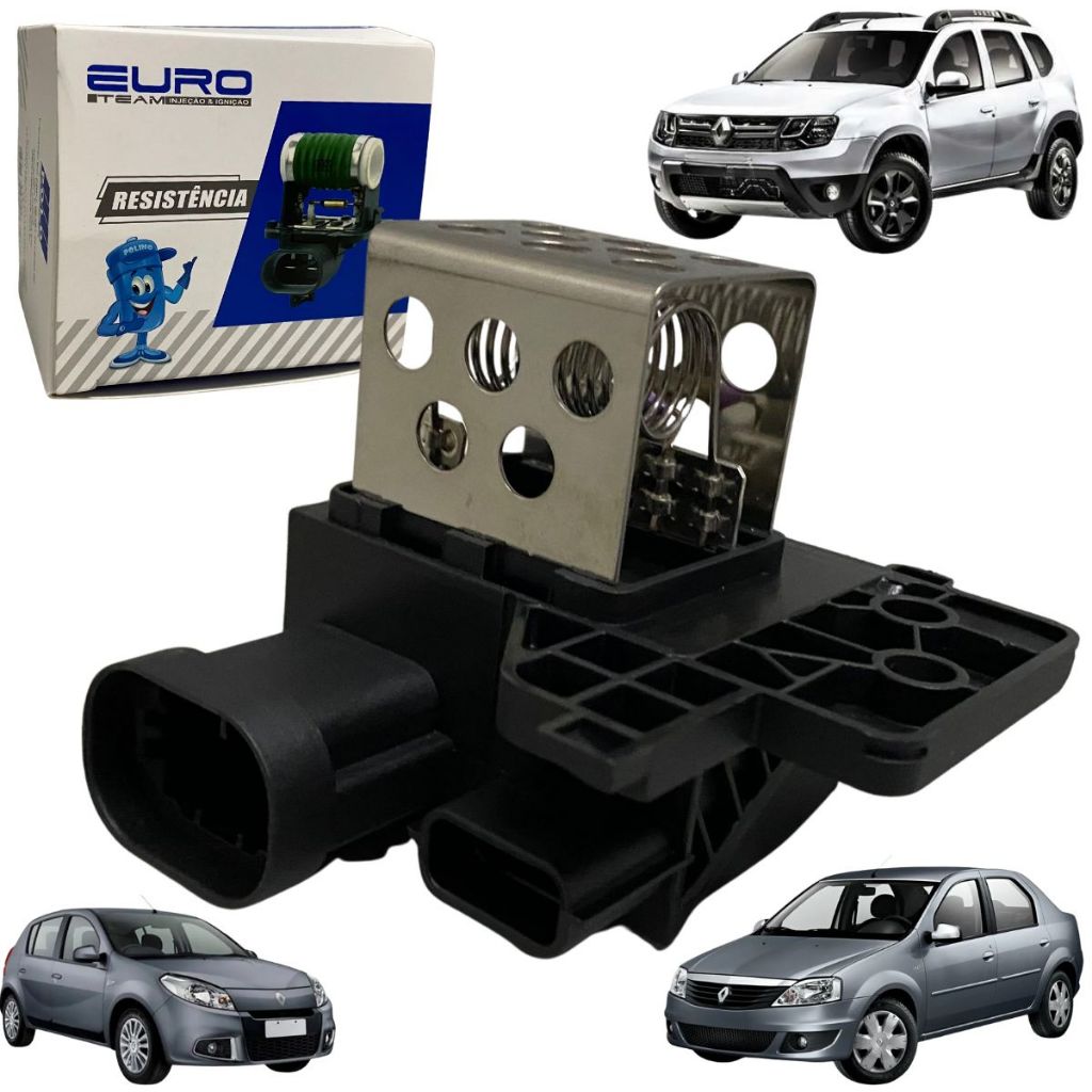 Resistência Do Eletroventilador Ventoinha Para Renault Sandero Logan Duster 1.0 1.6 2014 A 2018 Euro em Oferta na Shopee