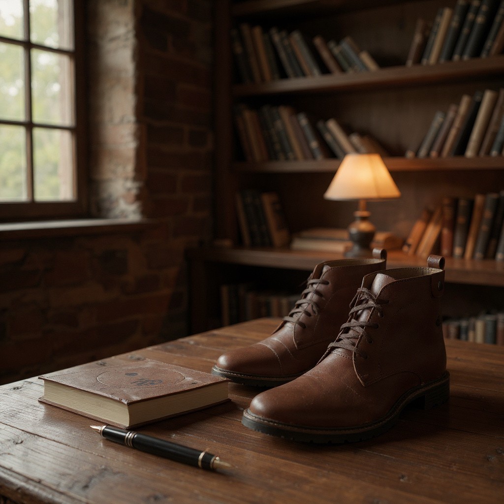 Bota Masculina Cater Couro Coturno Palmilha Conforte