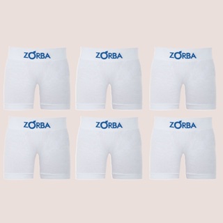 Kit 6 Cueca Boxer Infantil Algodão Sem Costura Zorba em Oferta na Shopee