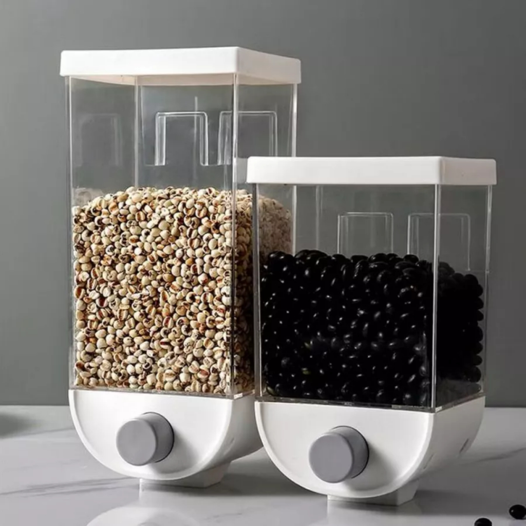 Pote Dosador Dispenser Organizador Alimentos Cereais Ração Para Parede Grãos Pipoca