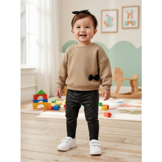 Leggin infantil de Bebê Preta Tecido Com Faixinha de Cabelo Fresco Calça Leg Para Bebê Cirre Tiarinha em Oferta na Shopee