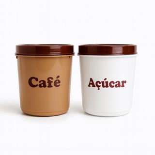 Pote Café e Açúcar Tampa Rosca 1 Litro Resistente Oganizador Cozinha em Oferta na Shopee