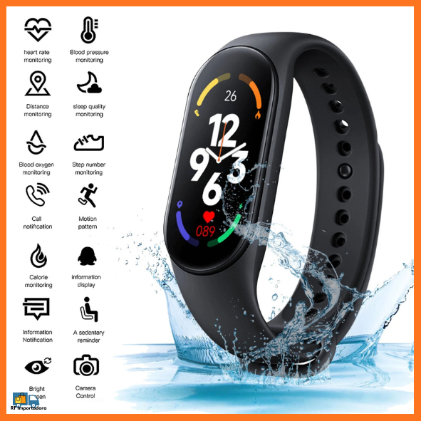 Relógio Smartwatch Smart Band 7 Xiaomi À Prova D'água IP67 Bluetooth 0.4 Para Android E iOS