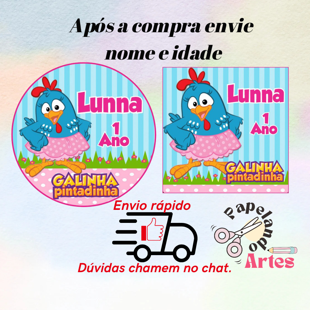 Adesivos Galinha Pintadinha: Onde Comprar | BuscaProdutos