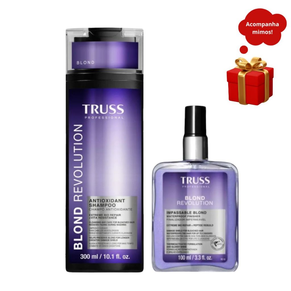 Truss Kit Blond Revolution Shampoo 300ml + Finalizador 100ml