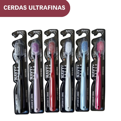 Escovas de Dente Ultrafinas Super Macias Adulto com Capa Protetora - Kit Econômico 12 a 48 Escovas em Oferta na Shopee