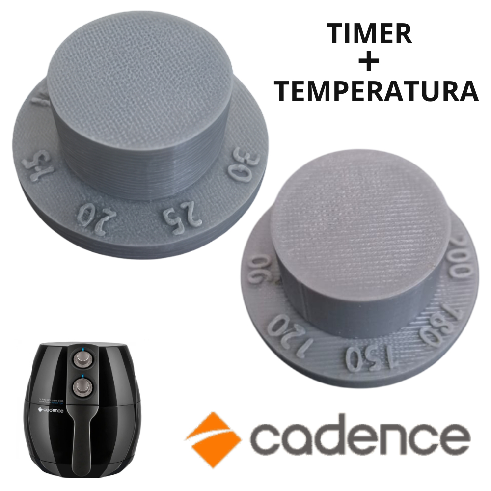 Kit 2 Botões Cadence FRT531 - 133405 (Timer + Temperatura)