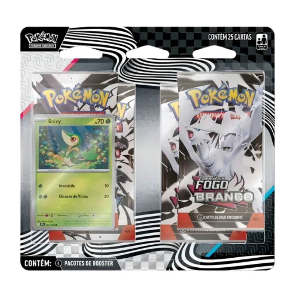 Detalhes do Carta Pokémon Blister Escarlate Fogo Branco c/25 Cards Copag