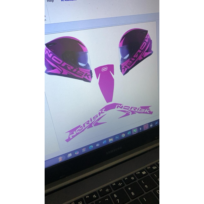 Adesivo Capacetes Norisk soul manty