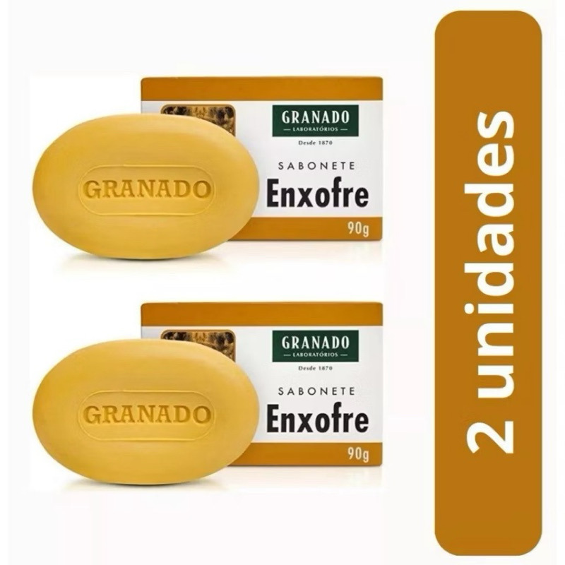 Kit 2 ou 1 Sabonete de Enxofre Granado 90g em Oferta na Shopee