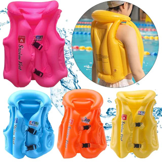 Boia Colete Inflável Infantil Para Praia Piscina Crianças Bebês Natação Flutuador em Oferta na Shopee
