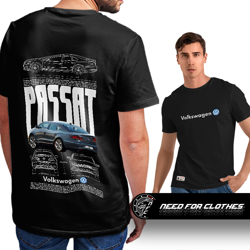Camiseta Volkswagen Passat CC R-Line 2014, 2.0 TSI Turbo 211cv, Sedã-Cupê Premium, Cultura Automotiva