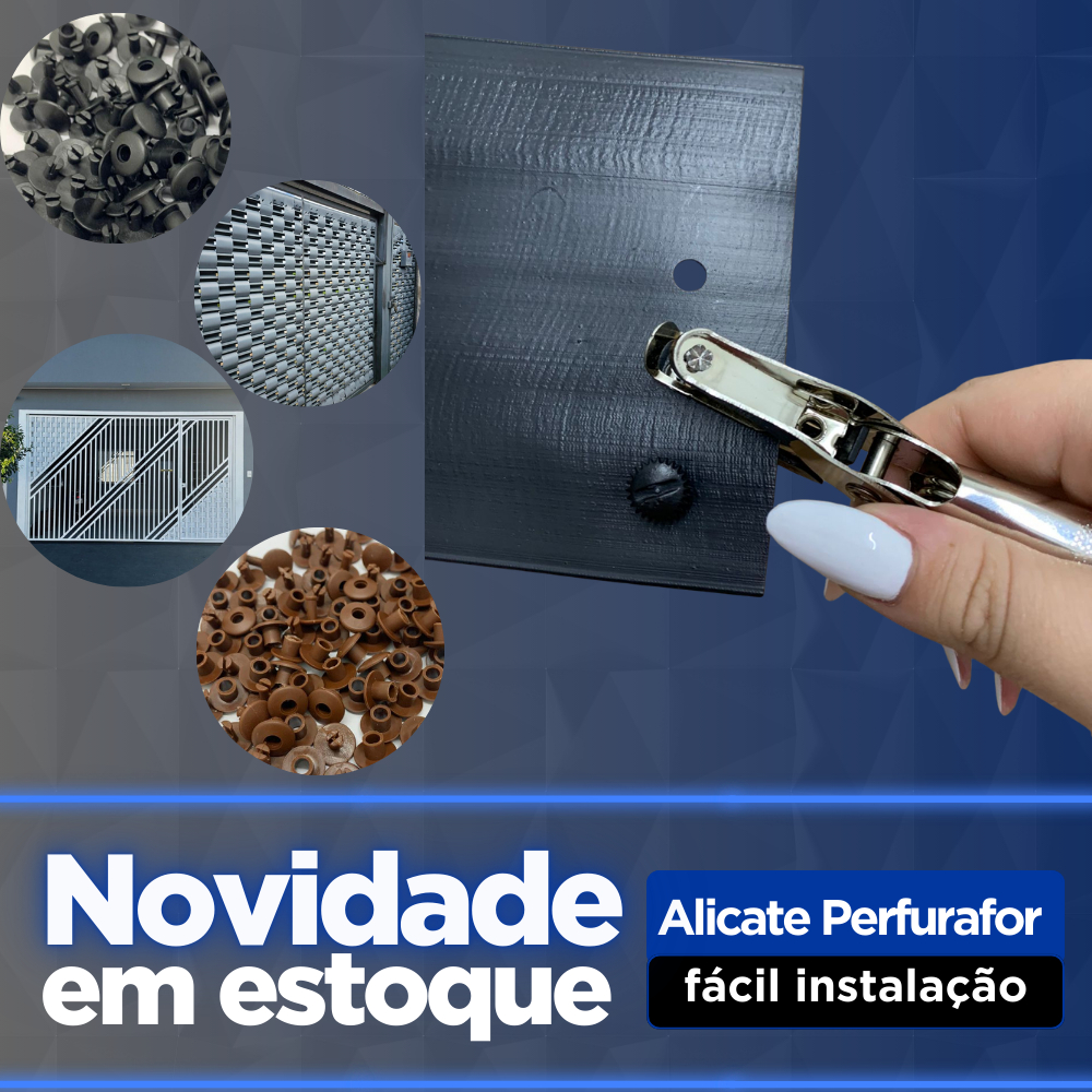 Alicate Aplicador p/ Protetor de Portão (fixadores) em Oferta na Shopee